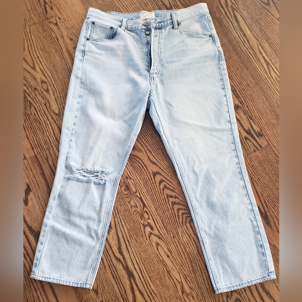 VICI High Rise Distressed Jeans- Practically New! - Picture 4 of 5